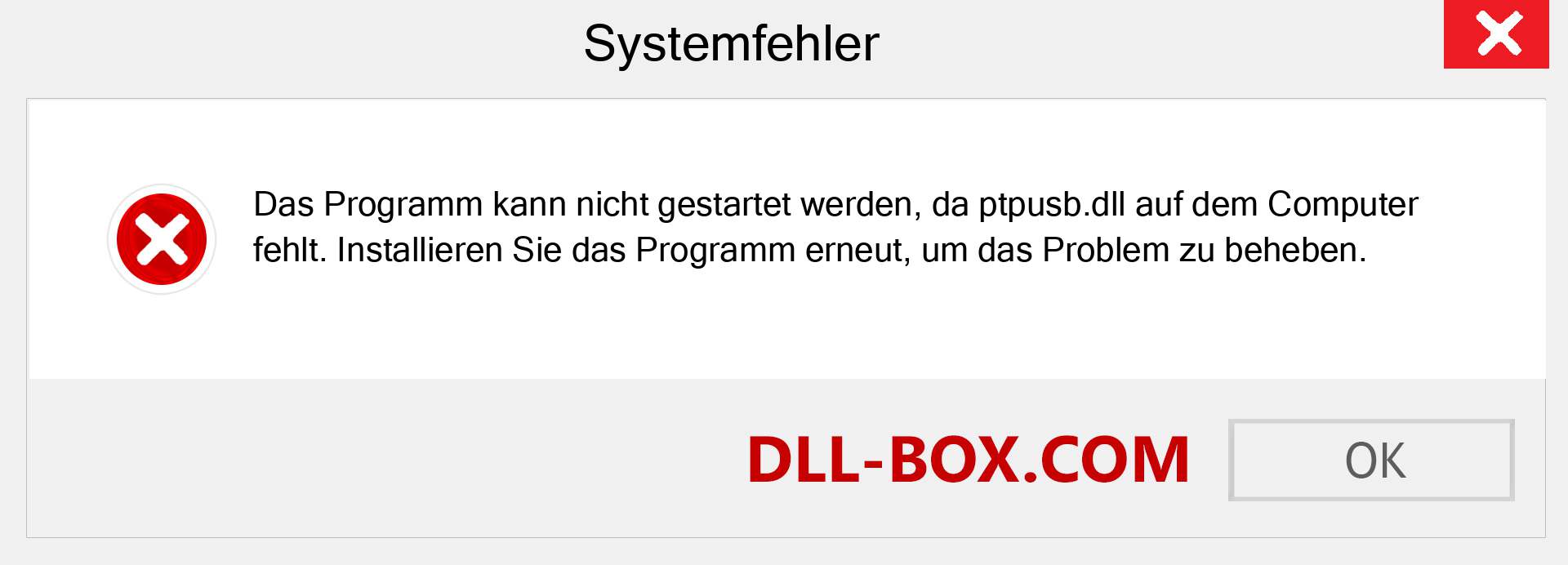 ptpusb.dll-Datei fehlt?. Download für Windows 7, 8, 10 - Fix ptpusb dll Missing Error unter Windows, Fotos, Bildern