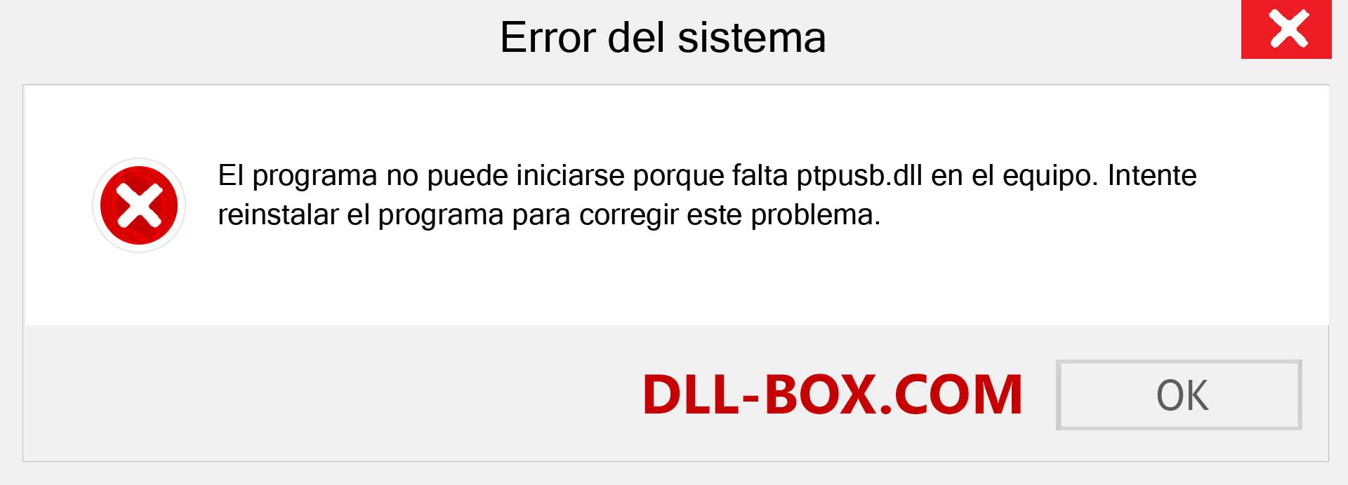 ¿Falta el archivo ptpusb.dll ?. Descargar para Windows 7, 8, 10 - Corregir ptpusb dll Missing Error en Windows, fotos, imágenes